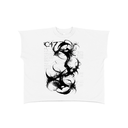 RAW EDGE BOXY NON-SHRINK T-SHIRT