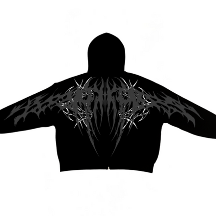 FULL-ZIP BOXY HOODIE (𝙇𝙊𝙒 𝙌𝙏𝙔)